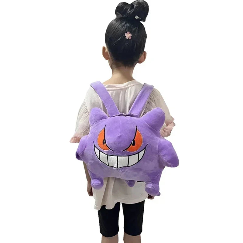 Pokemon Pikachu Gengar Eevee Beanie Hat Can Moving Bunny Ears Hat With Shine Earflap Movable Ears Casual Animal Cap Beanies Gift