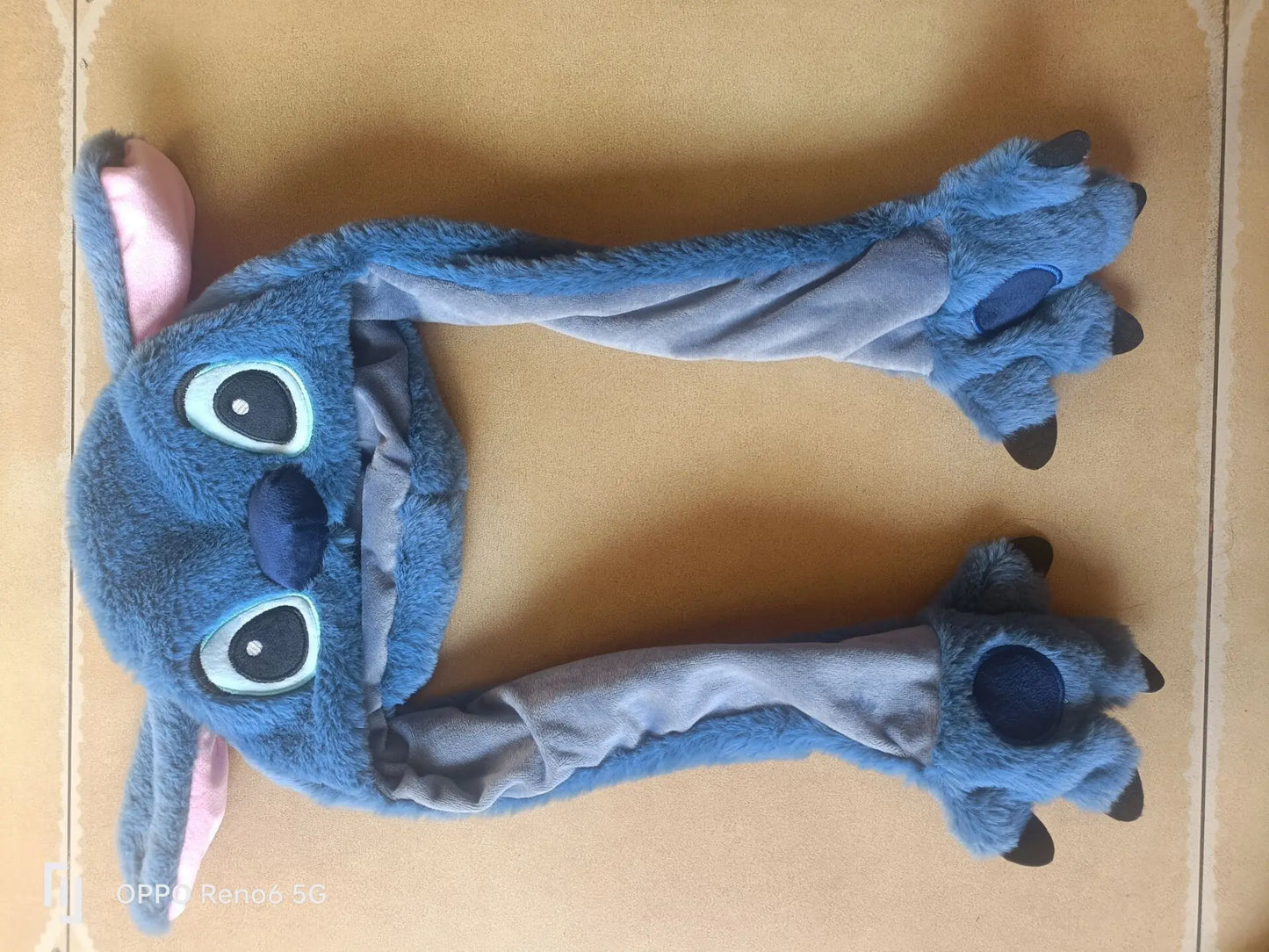 Disney Stitch Anime Hat Stitch Moving Ears Shake Plush Hat Kawaii stitch  Ears Toys Hats for Girls Birthday Christmas Gifts